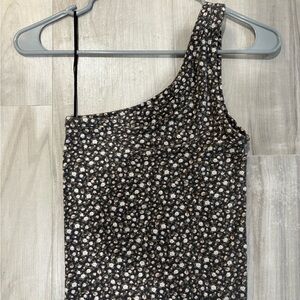 Floral One-Shoulder Dress